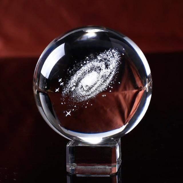 Mini 3D Galaxy Crystal Ball