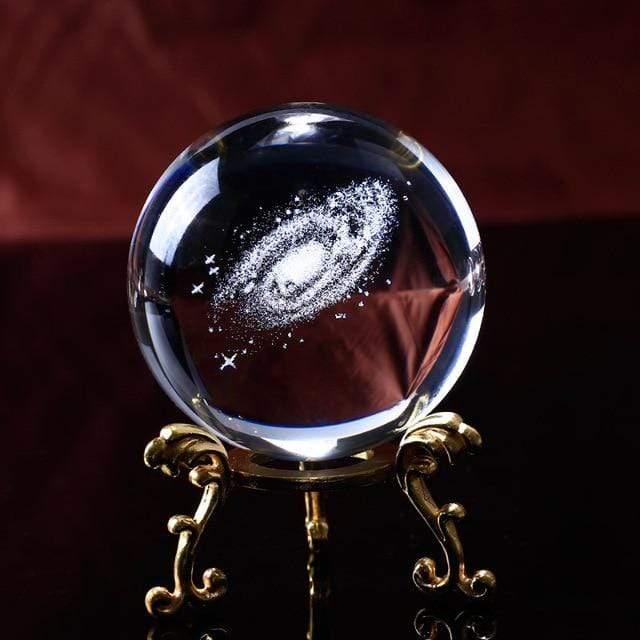 Mini 3D Galaxy Crystal Ball