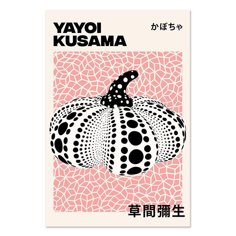 Yayoi Kusama Museum Abstract Art Poster