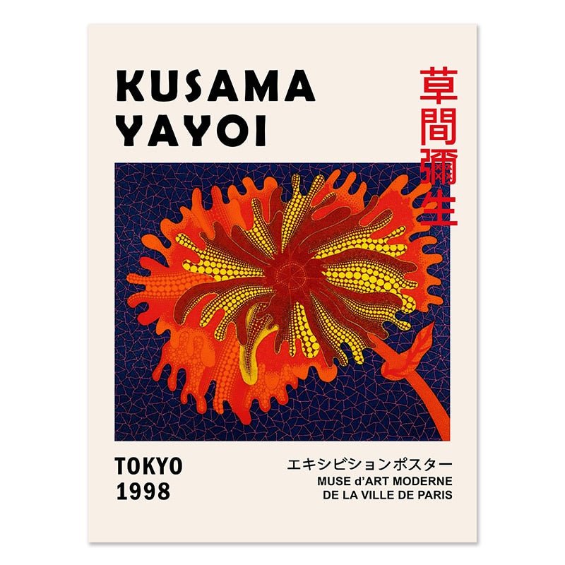 Yayoi Kusama Museum Abstract Art Poster