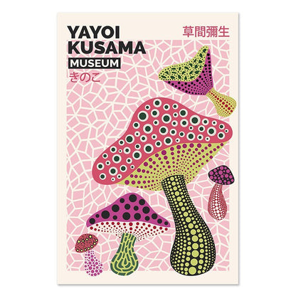 Yayoi Kusama Museum Abstract Art Poster