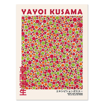 Yayoi Kusama Museum Abstract Art Poster