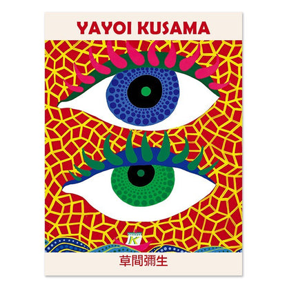 Yayoi Kusama Museum Abstract Art Poster