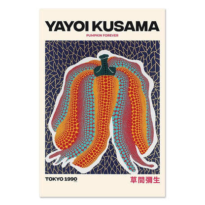 Yayoi Kusama Museum Abstract Art Poster