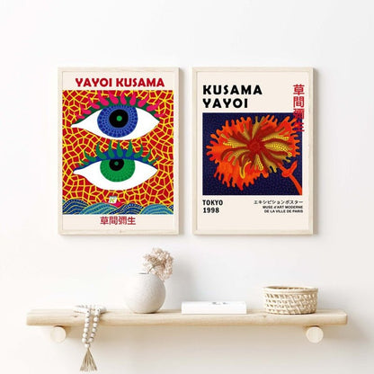 Yayoi Kusama Museum Abstract Art Poster