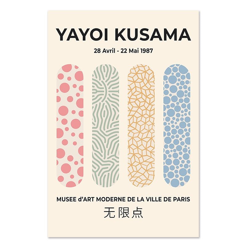 Yayoi Kusama Museum Abstract Art Poster