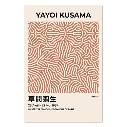 Yayoi Kusama Museum Abstract Art Poster