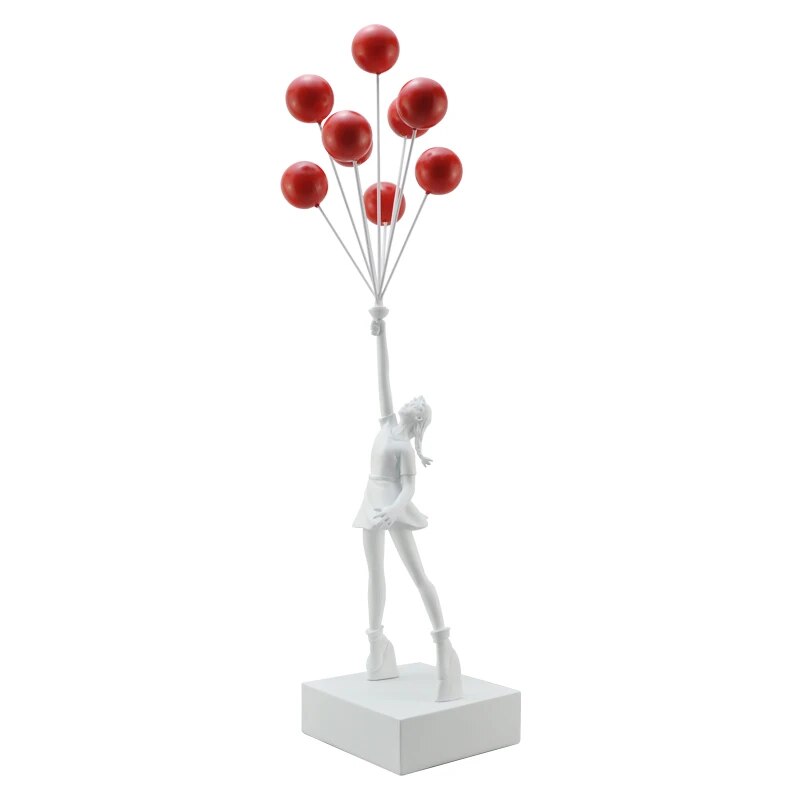 Banksy Balloon Girl Statue