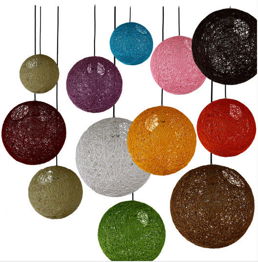 Multi-Colored LED Restaurant Pendant Ball Lights